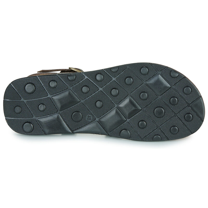 Dream in Green QUESELLI Braune Herren-Sandalen mit niedrigem Schaft - Gr&ouml;&szlig;e 7