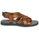 Dream in Green QUESELLO Braune Herren-Sandalen mit niedrigem Schaft - Gr&ouml;&szlig;e 2
