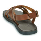 Dream in Green QUESELLO Braune Herren-Sandalen mit niedrigem Schaft - Gr&ouml;&szlig;e 5