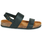Dream in Green WEINI Schwarze Herren-Sandalen, niedrig - Gr&ouml;&szlig;e 2
