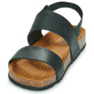 Dream in Green WEINI Schwarze Herren-Sandalen, niedrig - Gr&ouml;&szlig;e 3