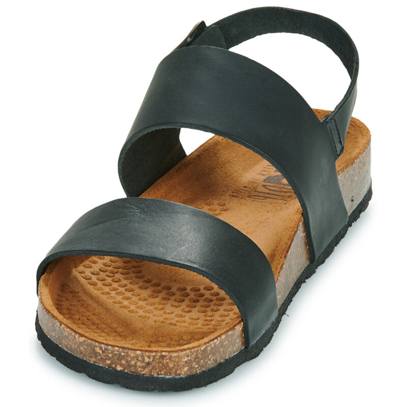 Dream in Green WEINI Schwarze Herren-Sandalen, niedrig - Gr&ouml;&szlig;e 3