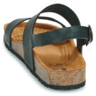 Dream in Green WEINI Schwarze Herren-Sandalen, niedrig - Gr&ouml;&szlig;e 5