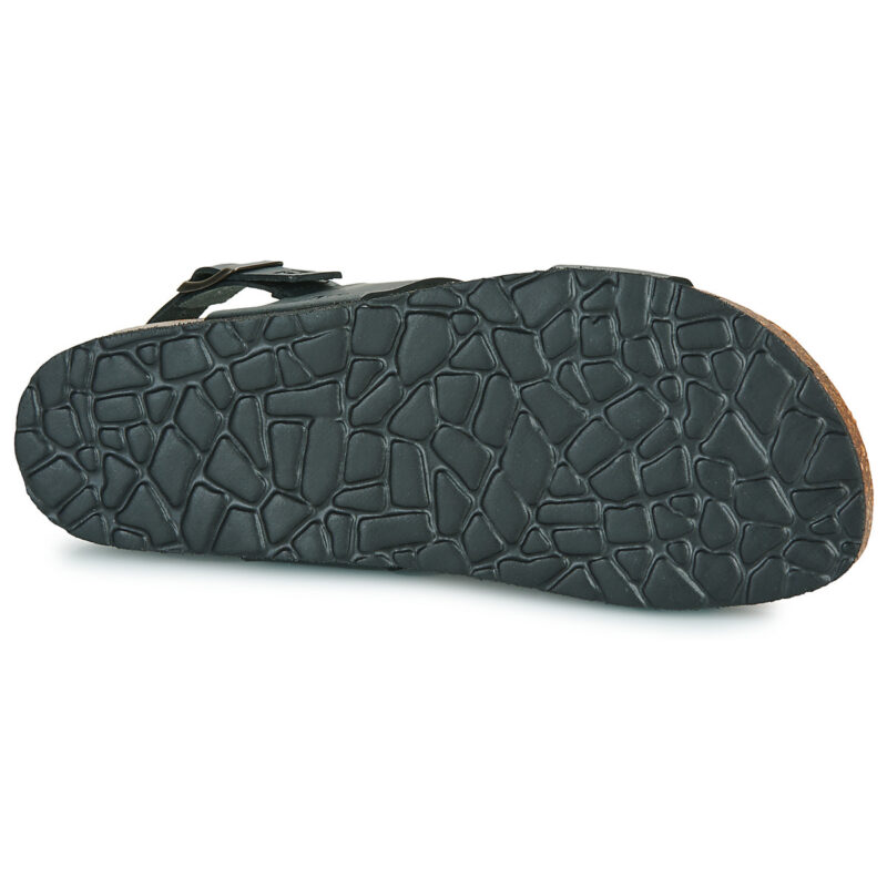 Dream in Green WEINI Schwarze Herren-Sandalen, niedrig - Gr&ouml;&szlig;e 7