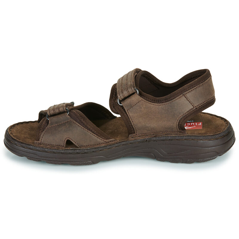 Fluchos AZORES Braune Herren-Sandalen, niedrig geschnitten - Gr&ouml;&szlig;e 4