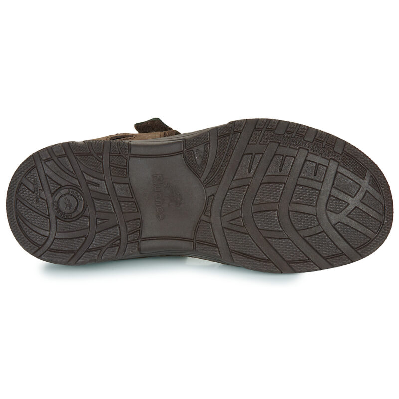 Fluchos AZORES Braune Herren-Sandalen, niedrig geschnitten - Gr&ouml;&szlig;e 7