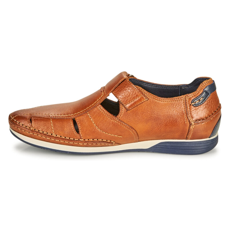 Fluchos JAMES Braune Herren-Sandalen, niedrig geschnitten - Gr&ouml;&szlig;e 4