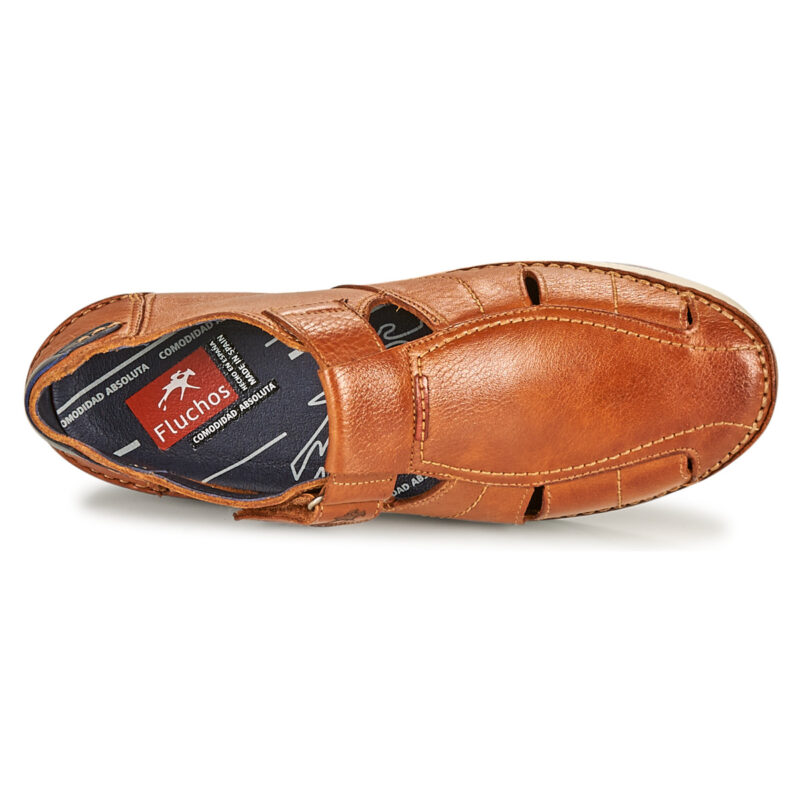 Fluchos JAMES Braune Herren-Sandalen, niedrig geschnitten - Gr&ouml;&szlig;e 6