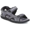 Geox S.STRADA D Grey Flat Sandals Men Geox 8058279226913
