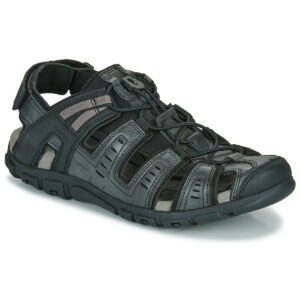 Sandali bassi uomo Geox  UOMO SANDAL STRADA  Nero Geox 8056206574540