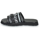 John Galliano SAND Schwarze Herren-Sandalen, niedrig - Gr&ouml;&szlig;e 4