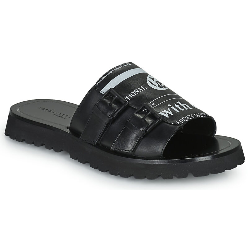 John Galliano SAND Schwarze Herren-Sandalen, niedrig - Gr&ouml;&szlig;e 1