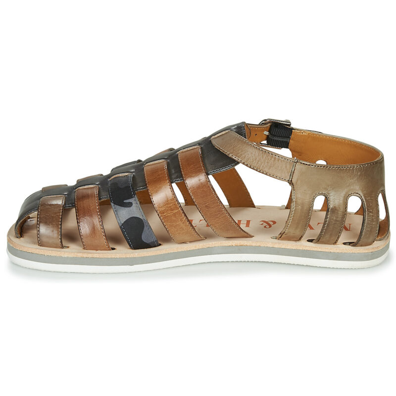 MelVin & Hamilton SAM-3 Grey Men's Low Sandals - 4