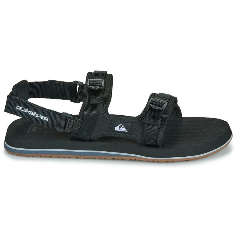 Quiksilver MONKEY CAGES A/T Schwarze Herren-Sandalen mit niedrigem Schaft - Gr&ouml;&szlig;e 2