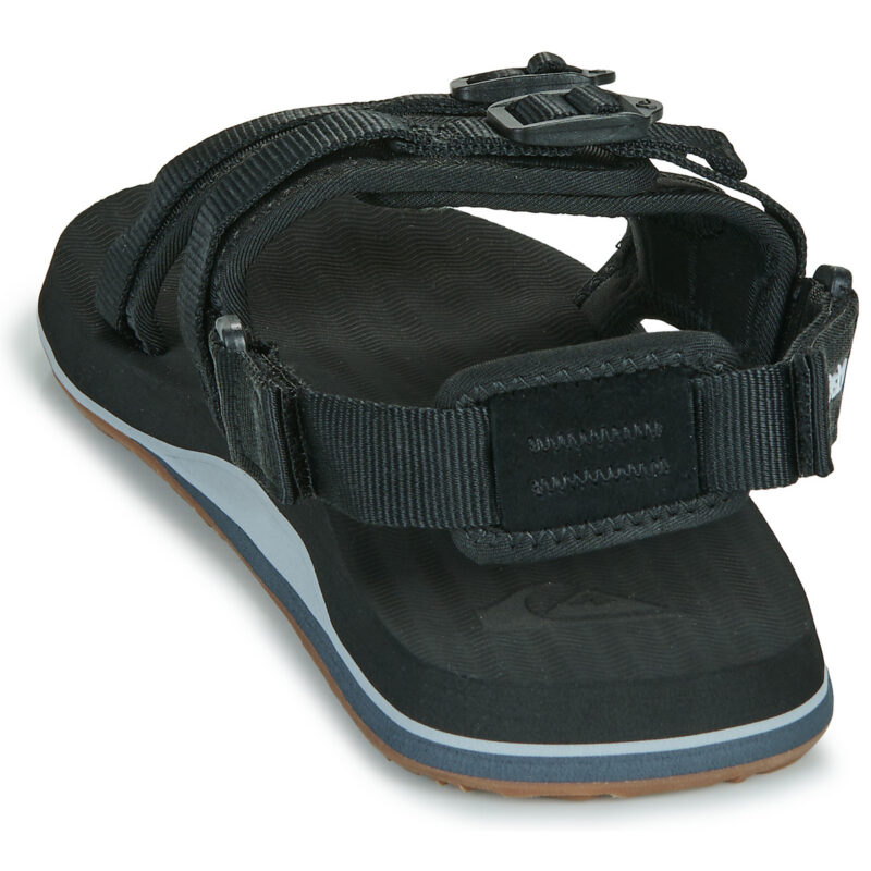 Quiksilver MONKEY CAGES A/T Schwarze Herren-Sandalen mit niedrigem Schaft - Gr&ouml;&szlig;e 5
