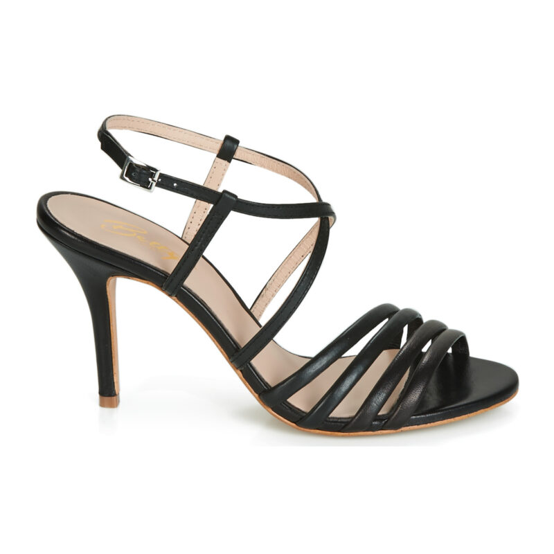 Betty London JIKOTIPE Negro Sandalias de tac&oacute;n Mujer - 2