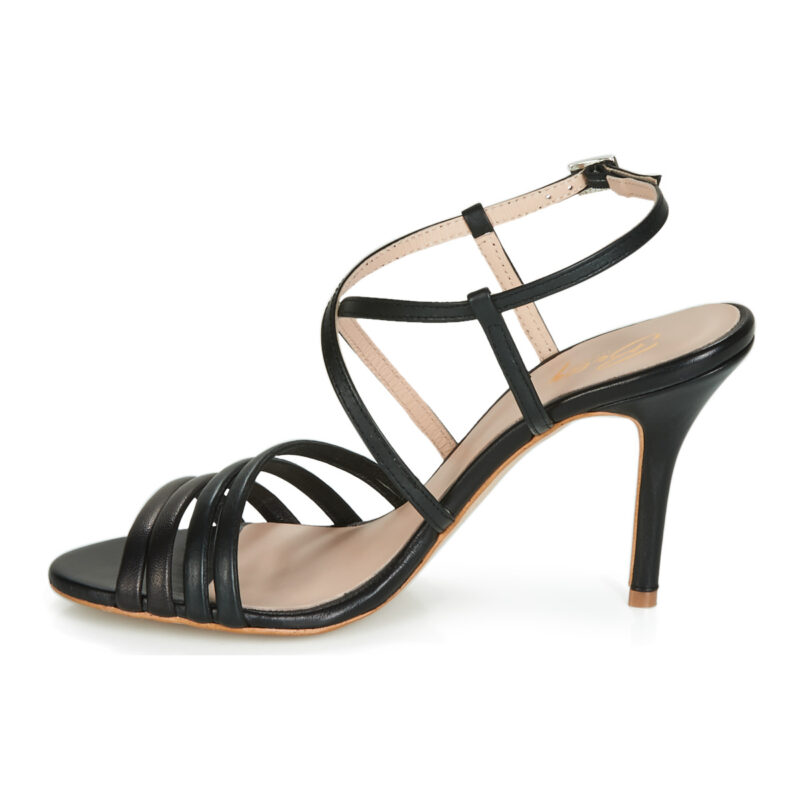 Betty London JIKOTIPE Negro Sandalias de tac&oacute;n Mujer - 4
