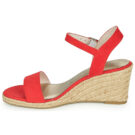 Tamaris LIVIA Rosso - Sandali con zeppa Donna - 4