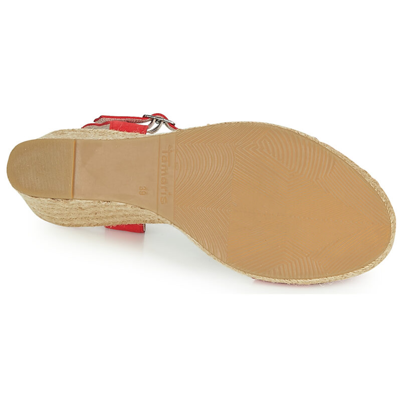 Tamaris LIVIA Rosso - Sandali con zeppa Donna - 7
