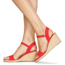 Tamaris LIVIA Rosso - Sandali con zeppa Donna - 8