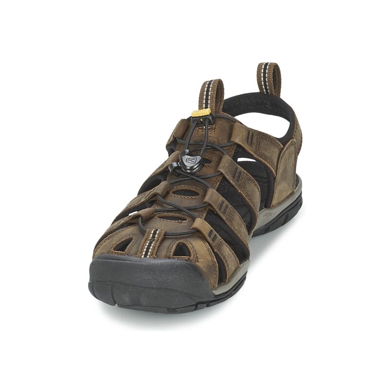 Keen Sandales homme CLEARWATER CNX en cuir marron - Taille 3