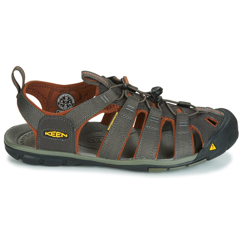 Keen Sandalias Clearwater CNX grises para hombre - Talla 2