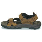 Keen Sandalias TARGHEE III de punta abierta, color marr&oacute;n, para hombre - Talla 4