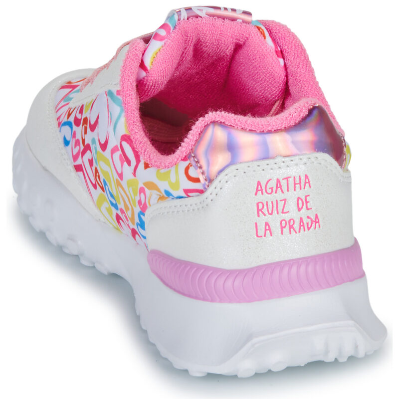 Agatha Ruiz de la Prada BOMBA Bianco - Sneakers Bambina - 5