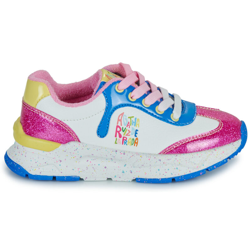 Agatha Ruiz de la Prada WHITE SNEAKER Girls' Sneakers - 2