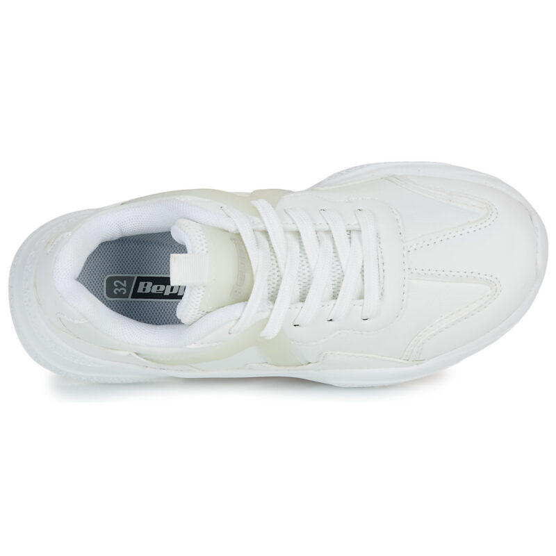 Baskets blanches BEPPI 2209360-BEIGE pour filles - Pointure 6