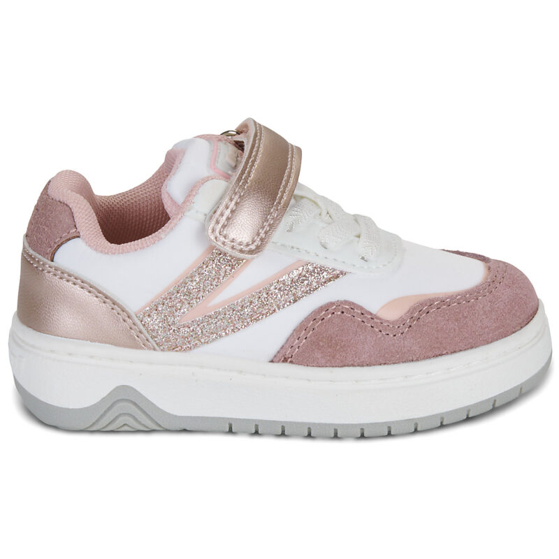BEPPI 2214621-WHITE-PINK Bianco Sneakers Bambina - 2