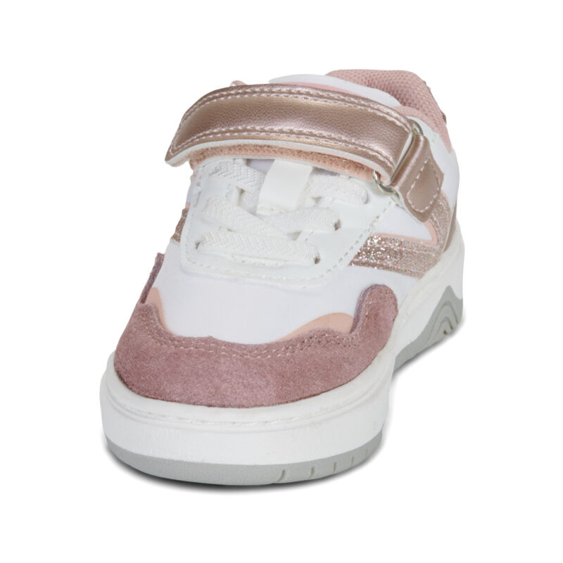 BEPPI 2214621-WHITE-PINK Bianco Sneakers Bambina - 3
