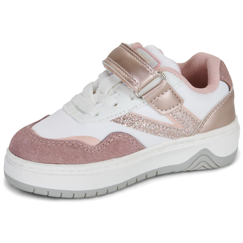 BEPPI 2214621-WHITE-PINK Bianco Sneakers Bambina - 4