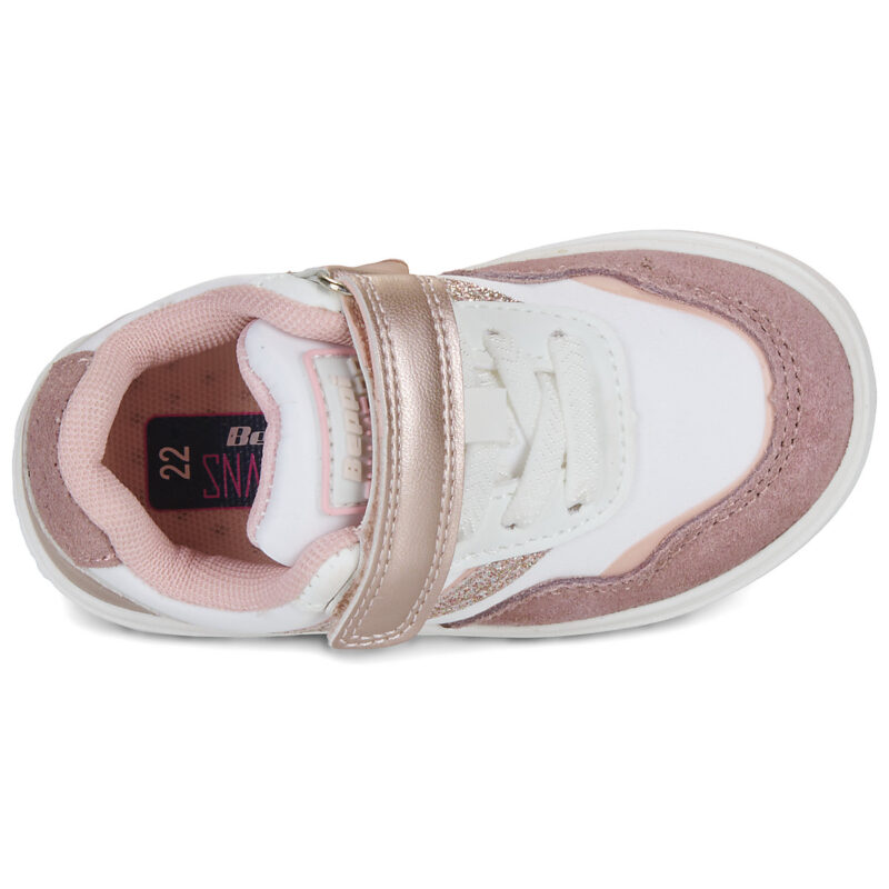 BEPPI 2214621-WHITE-PINK Bianco Sneakers Bambina - 6