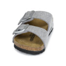 BIRKENSTOCK Arizona Kids Birko-flor / Brillante / Purpurina / Plateado / Zapatillas estrechas plateadas para ni&ntilde;a - 3