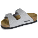 BIRKENSTOCK Arizona Kids Birko-flor / Brillante / Purpurina / Plateado / Zapatillas estrechas plateadas para ni&ntilde;a - 4