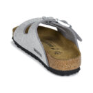 BIRKENSTOCK Arizona Kids Birko-flor / Brillante / Purpurina / Plateado / Zapatillas estrechas plateadas para ni&ntilde;a - 5