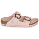 BIRKENSTOCK Arizona Kids Flower Buckle Birko-flor / Light / Rosa / Stretto Beige Ciabatta Bambina - 2