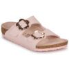 Scarpe bambini ragazza BIRKENSTOCK  Arizona Kids Flower Buckle  Beige BIRKENSTOCK 4067707772568
