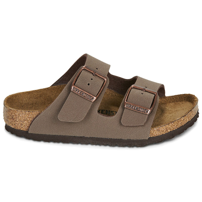BIRKENSTOCK Arizona Kids Birko-flor / Mocca / Regular Marrone Ciabatte Bambina - 2
