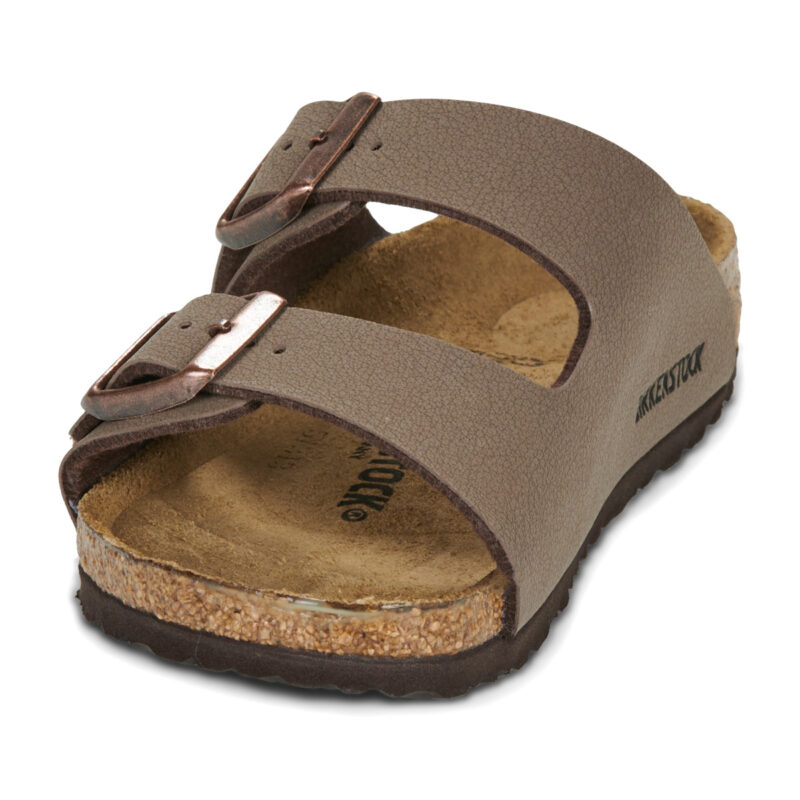 BIRKENSTOCK Arizona Kids Birko-flor / Mocca / Regular Marrone Ciabatte Bambina - 3