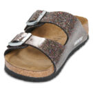 BIRKENSTOCK Arizona Kids Birko-flor / Black / Cosmic / Stretto Nero Ciabatta Bambina - 3