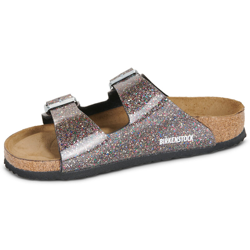 BIRKENSTOCK Arizona Kids Birko-flor / Black / Cosmic / Stretto Nero Ciabatta Bambina - 4