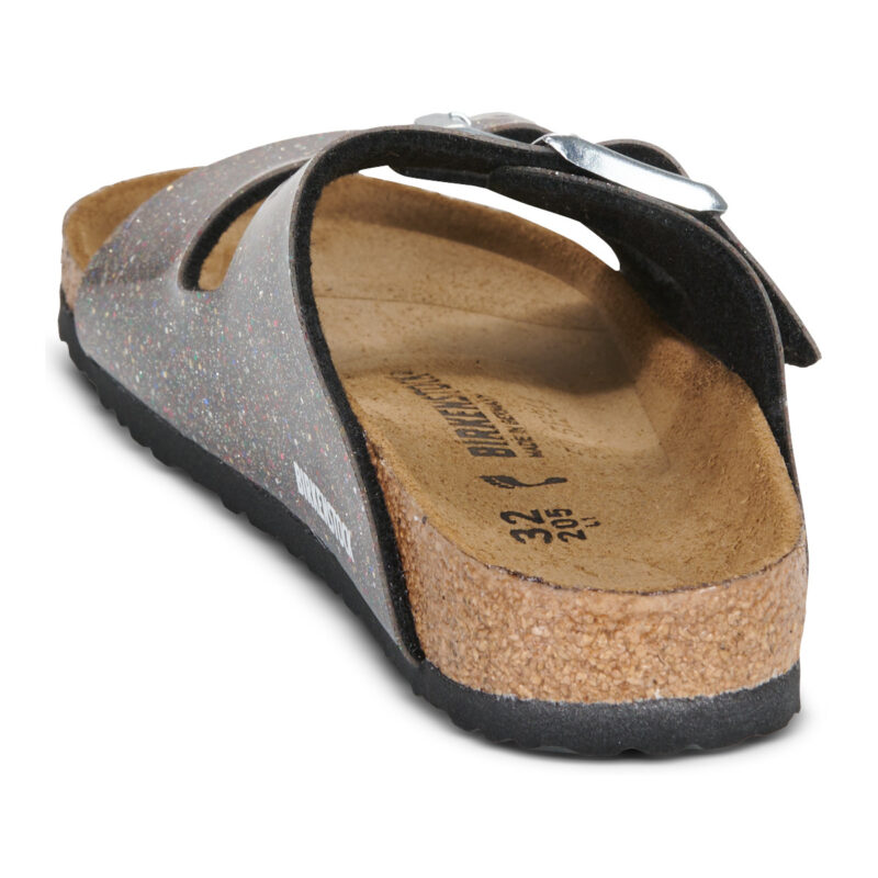 BIRKENSTOCK Arizona Kids Birko-flor / Black / Cosmic / Stretto Nero Ciabatta Bambina - 5