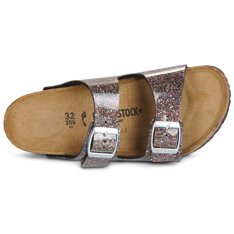 BIRKENSTOCK Arizona Kids Birko-flor / Black / Cosmic / Stretto Nero Ciabatta Bambina - 6