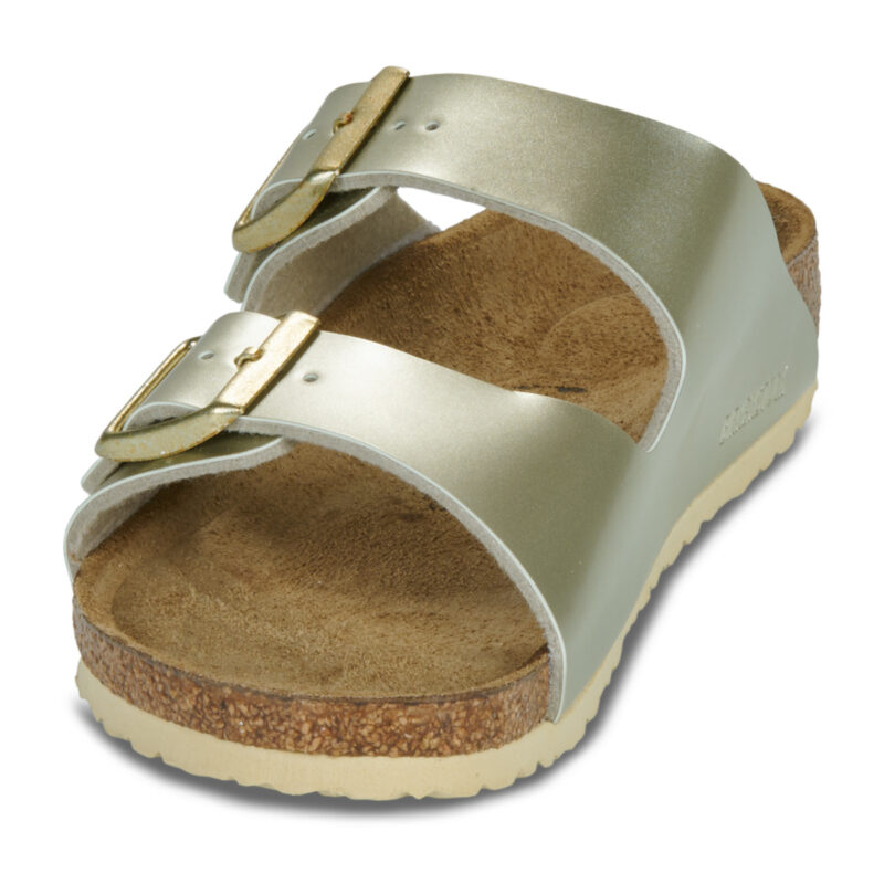 BIRKENSTOCK Arizona Kids Birko-flor / Electric / Metallic / Oro / Stretto Oro Ciabatta Bambina - 3