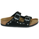 Birkenstock Arizona Kids Rivet Zapatillas sint&eacute;ticas/suaves/negras/estrechas para ni&ntilde;as - 2
