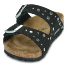 Birkenstock Arizona Kids Rivet Zapatillas sint&eacute;ticas/suaves/negras/estrechas para ni&ntilde;as - 3
