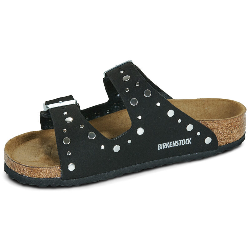 Birkenstock Arizona Kids Rivet Zapatillas sint&eacute;ticas/suaves/negras/estrechas para ni&ntilde;as - 4