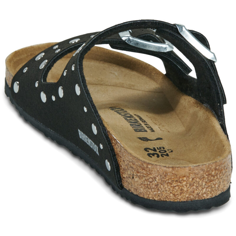 Birkenstock Arizona Kids Rivet Zapatillas sint&eacute;ticas/suaves/negras/estrechas para ni&ntilde;as - 5